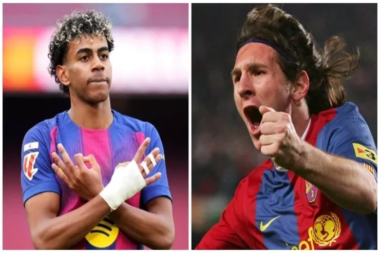 Lamin Yamal becomes the youngest player to score a hat-trick in Barcelona's history