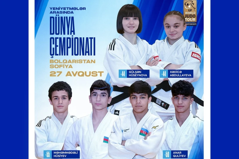 Azerbaijani junior judokas start at the World Championship