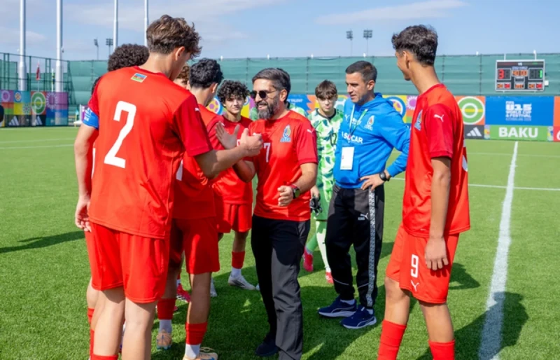 Rövşən Nəcəf və Gianni Infantino Hövsanda U-15 Dünya Çempionatının oyunlarını izləyiblər