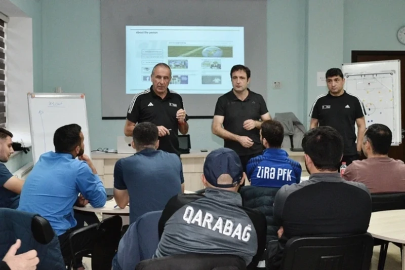 Misli Premyer Liqası və I Liqa məşqçiləri üçün fitnes seminarı keçirilib Misli Premyer Liqası və I Liqa məşqçiləri üçün fitnes seminarı keçirilib