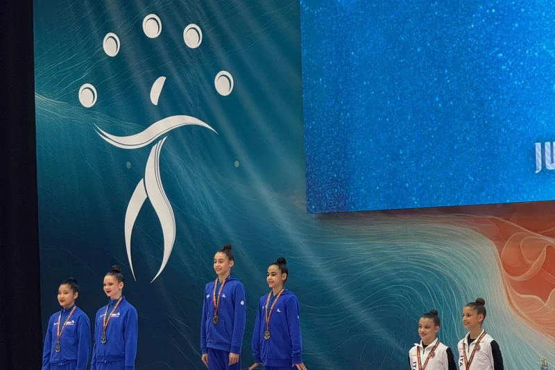 Azərbaycanlı gimnastlar Portimaoda komanda hesabında qızıl medal qazanıblar