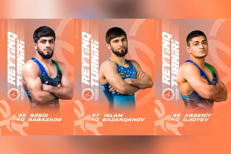 Azərbaycan güləşçiləri Albaniyadakı turnirdə medal qazanıblar: Djioyev bürünc, Babazadə gümüş, Bazarqanov da bürünc