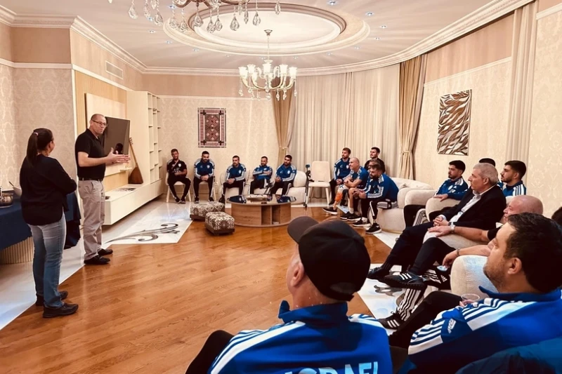 İsrail Səfirliyi Bakıda Amputant Futbol üzrə İsrail Yığmasını Qəbul Edib