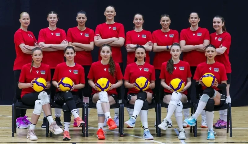 Qadın voleybol millisi Avropa Liqası &ouml;n&ccedil;əsi təlim-məşq toplanışını uğurla başa vurdu