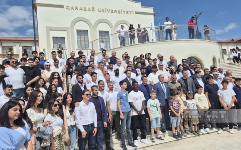 Qarabağ FK Xankəndidə: Görüşlər və Qarabağ Universiteti ilə tanışlıq