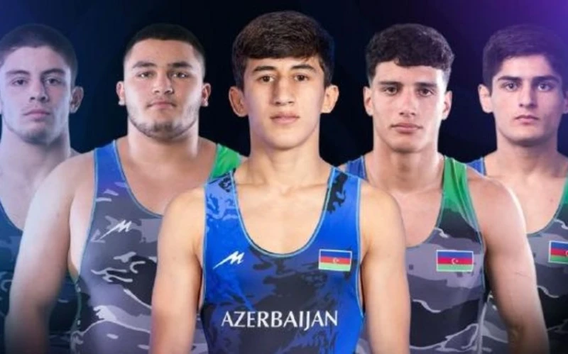 Azərbaycanın U-20 yunan-Roma güləşçiləri Avropa çempionatına 3 gümüş medalla başladı