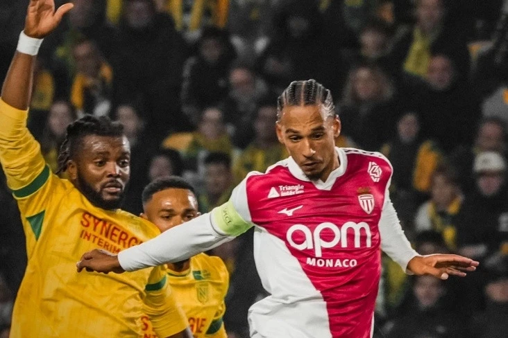 Monaco, deplasmanda Nantesı 5-3 mağlup etti Monaco, deplasmanda Nantesı 5-3 mağlup etti