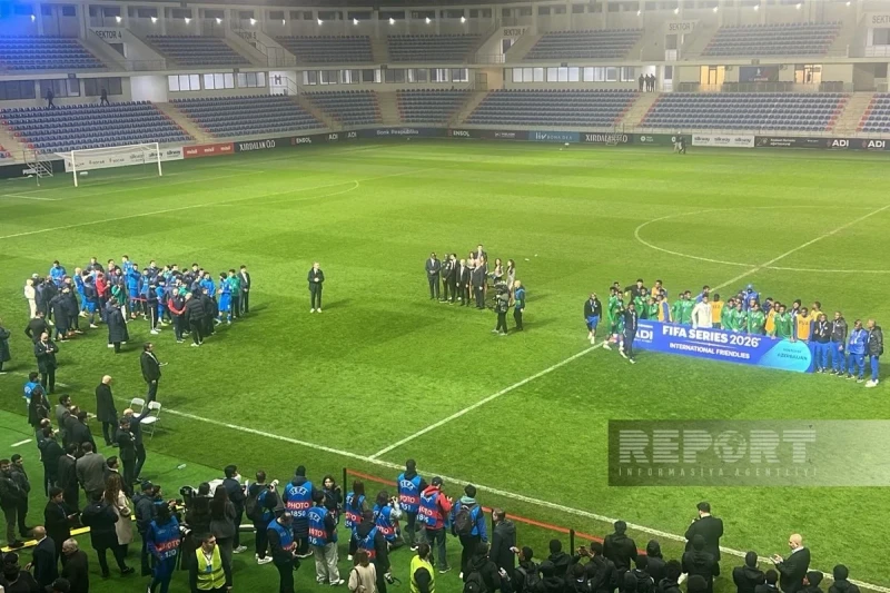 Сборная Азербайджана, победитель турнира FIFA Series – 2026, награждена