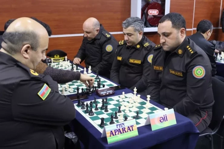 Fövqəladə Hallar Nazirliyinin qurumları arasında şahmat çempionatı yekunlaşıb