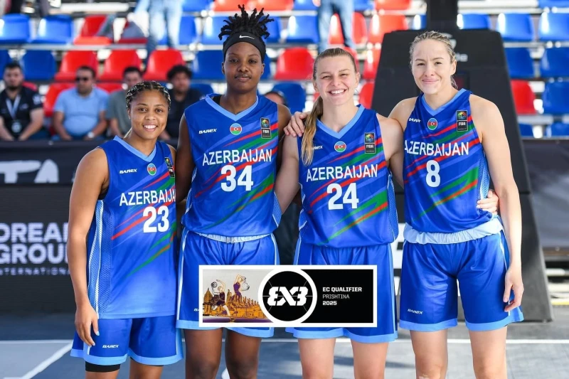 Azerbaycan kadın 3x3 basketbol takımı dünya sıralamasında 2 sıra geriledi