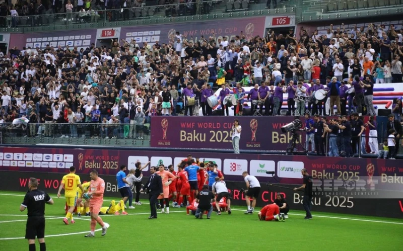 Azərbaycan minifutbol yığması Bakıda təşkil olunan dünya çempionatının 1/4 final mərhələsinə yüksəlib