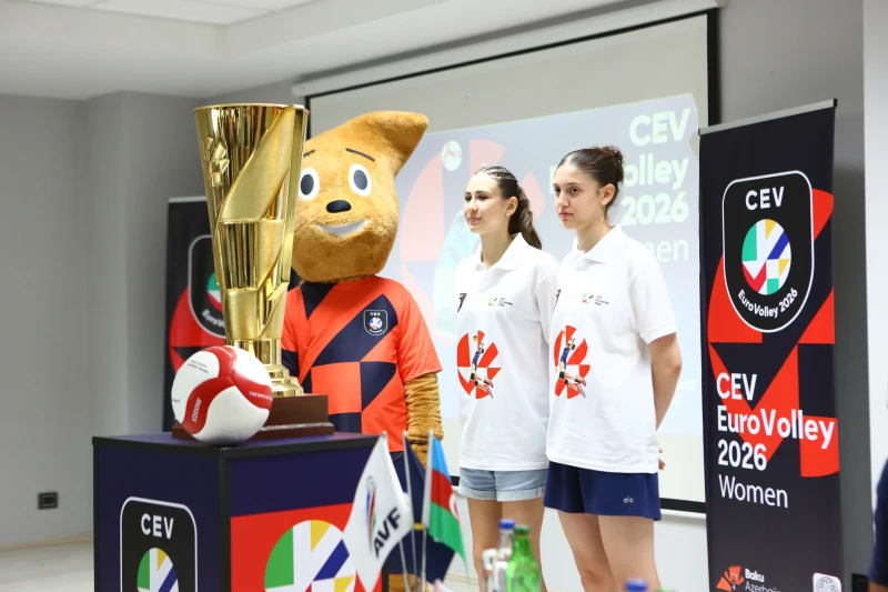 Avropa çempionatının kubokunun təqdimatı keçirilib