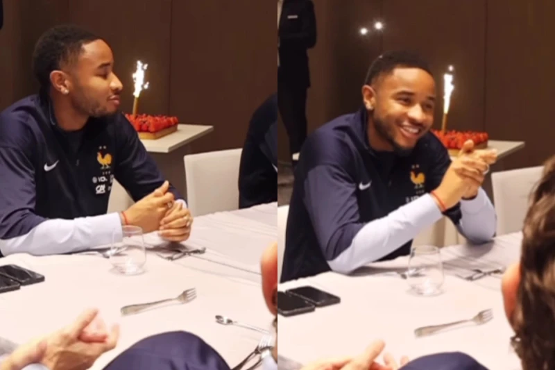 Christopher Nkunku doğum gününü Bakü'de kutladı