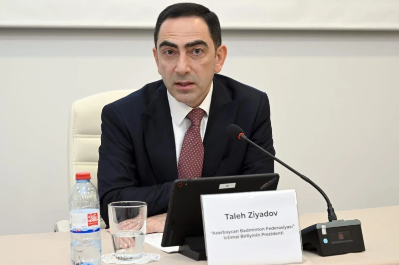 Taleh Ziyadov yenidən Azərbaycan Badminton Federasiyasının prezidenti seçilib