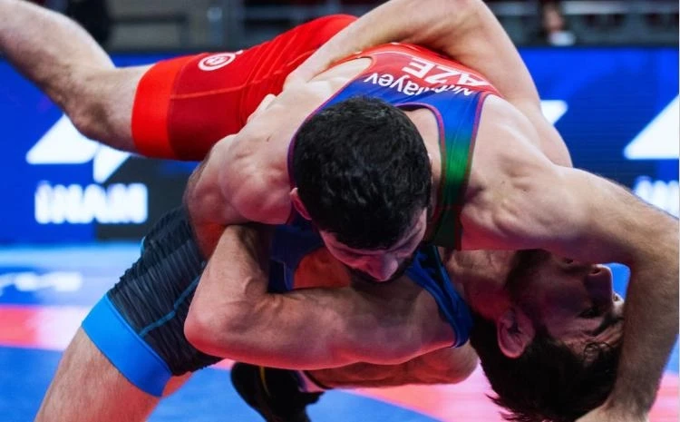 Finalists determined at the Azerbaijani Freestyle Wrestling Championship