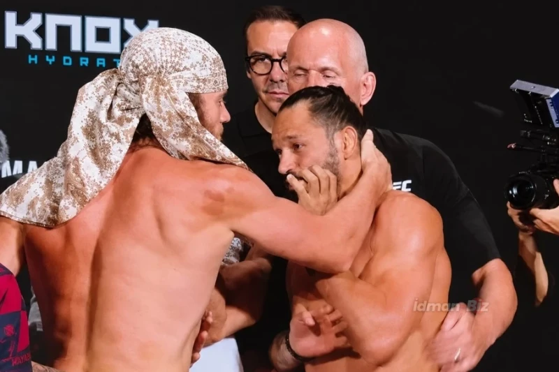 UFC Fight Night: Şarabutdin Maqomedov rəqibi ilə gərgin qarşılaşma