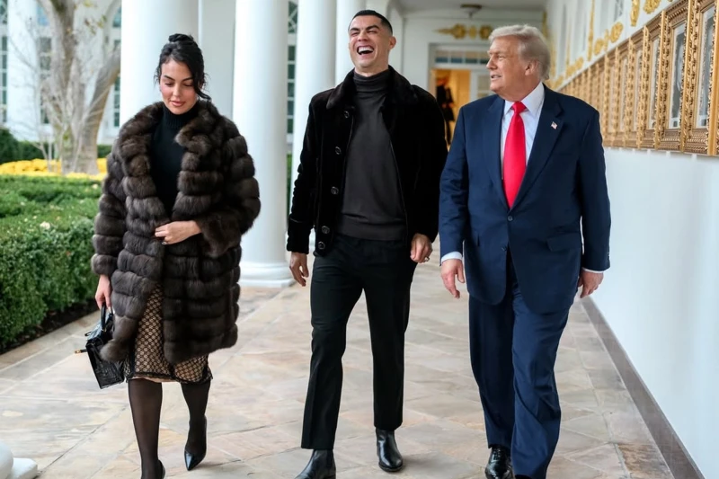 Ronaldo, Trump'ın Beyaz Saray'daki Kabulünden ve Altın Anahtar Hediyesinden Bahsetti