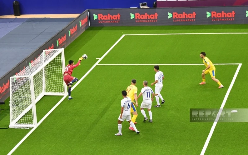 Bakü'de düzenlenen mini futbol dünya şampiyonasında bir maç daha oynandı