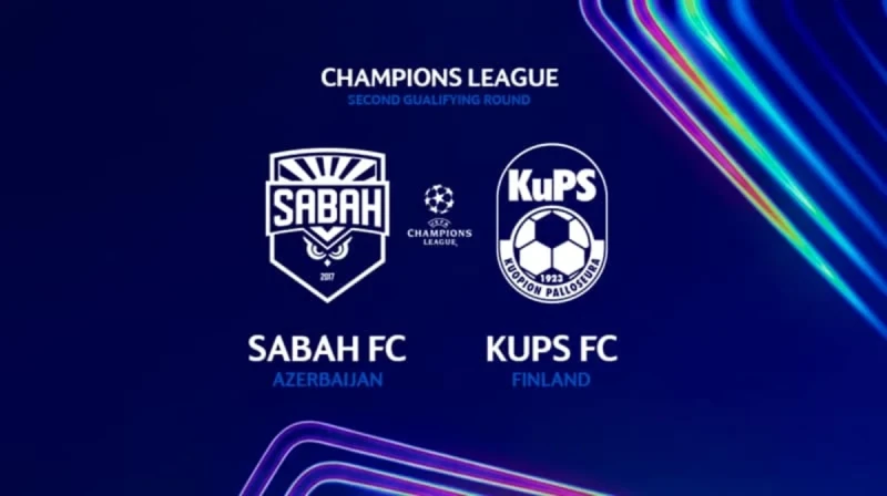 Sabah - KuPS Çempionlar Liqası oyunu başlayıb