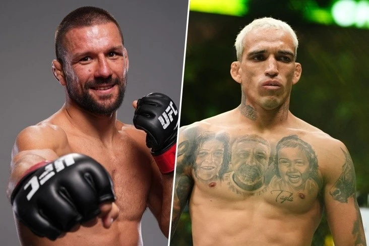 Çarlz Oliveyra və Mateuş Qamrot UFC Fight Night 261-də qarşılaşacaqlar