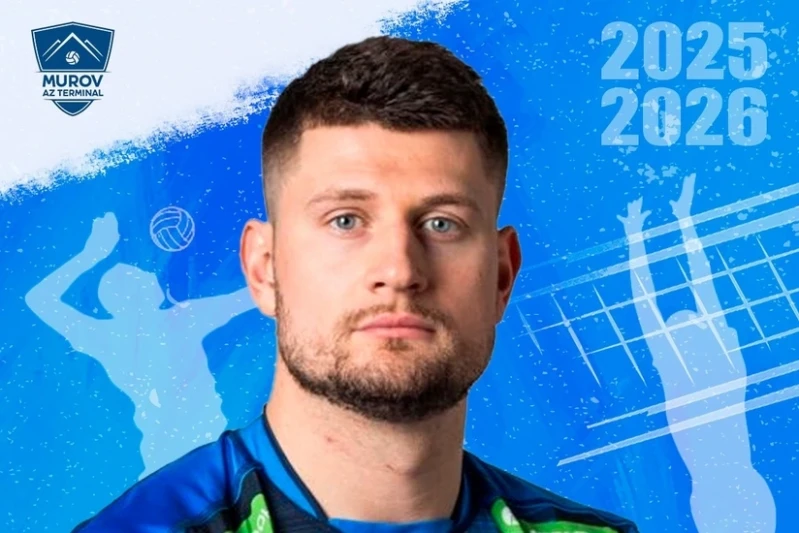 Murov Az Terminal signs Russian volleyball player Leontyev Dmitry