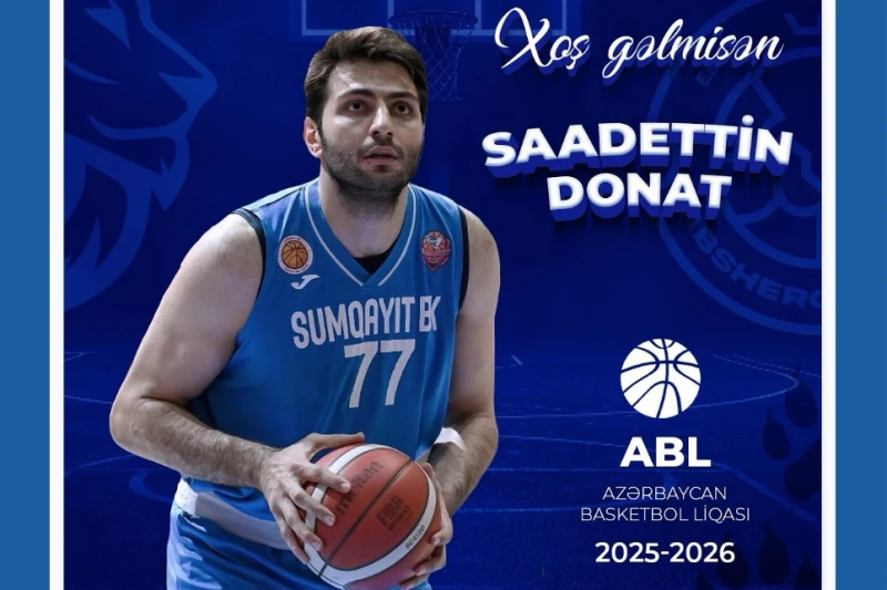 Absheron Lions transferred former national basketball player Saadettin Donat