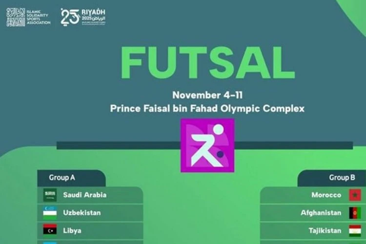 Futsal İslam Oyunları'nda Azerbaycan Milli Takımı'nın rakipleri belli oldu