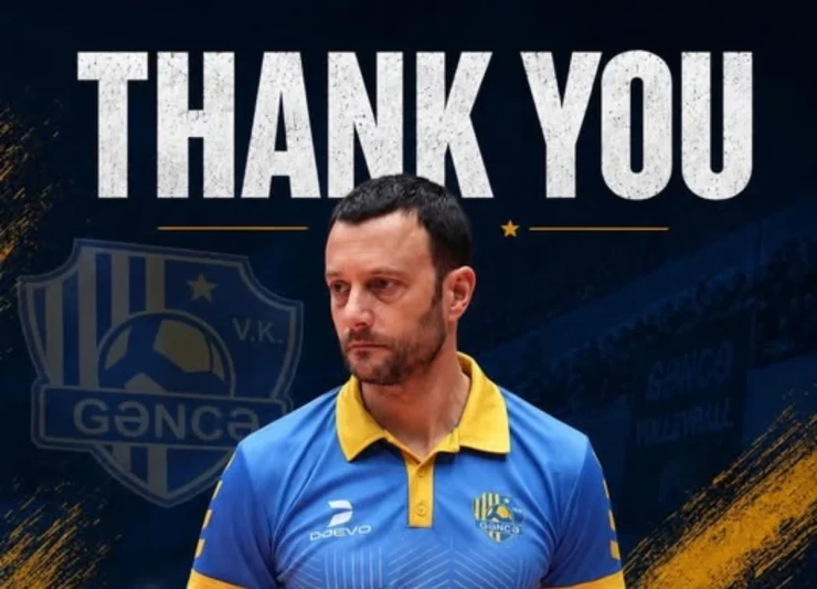 Gəncə voleybol klubu məşqçisi ilə yollarını ayırıb