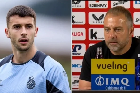 Flick: Garcia is currently Barcelona's first-choice goalkeeper