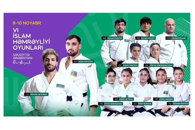 VI İslam Həmrəyliyi Oyunlarında Azərbaycanı təmsil edəcək cüdoçuların heyəti açıqlanıb