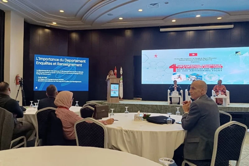 AMADA rəhbərliyi Tunisdəki konfransda süni intellekt və antidopinq mövzusunda təqdimatla çıxış edib