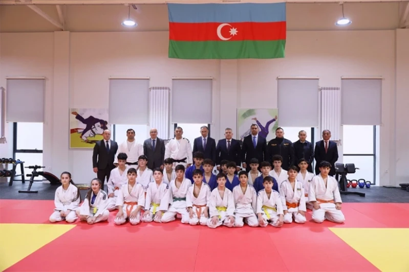 Rəşad Nəbiyev Şabran Cüdo Təlim Mərkəzində idmançılarla görüşüb, şəraitlə tanış olub