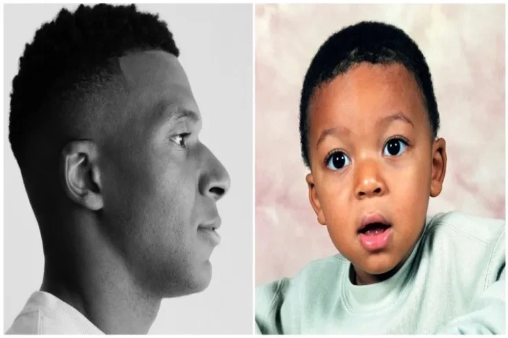 Kilian Mbappe's childhood photos in L'Équipe: In Henry's jersey and with his family