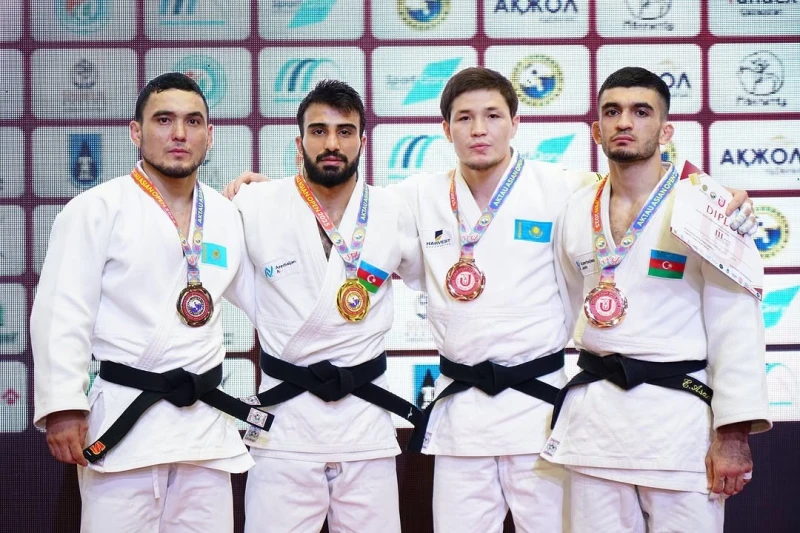 Cüdo üzrə Açıq Asiya Turnirində Azərbaycan idmançıları 2 qızıl, 2 gümüş və 2 bürünc medal qazanıblar