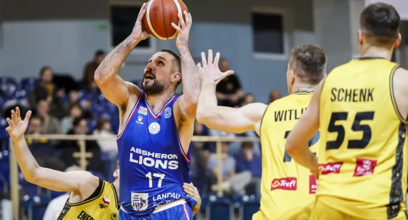 LANDAU Lions, Latviya çempionu VEF Rīga qarşısında məğlub oldu