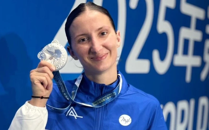 Iryna Zaretska Wins Silver Medal at World Games