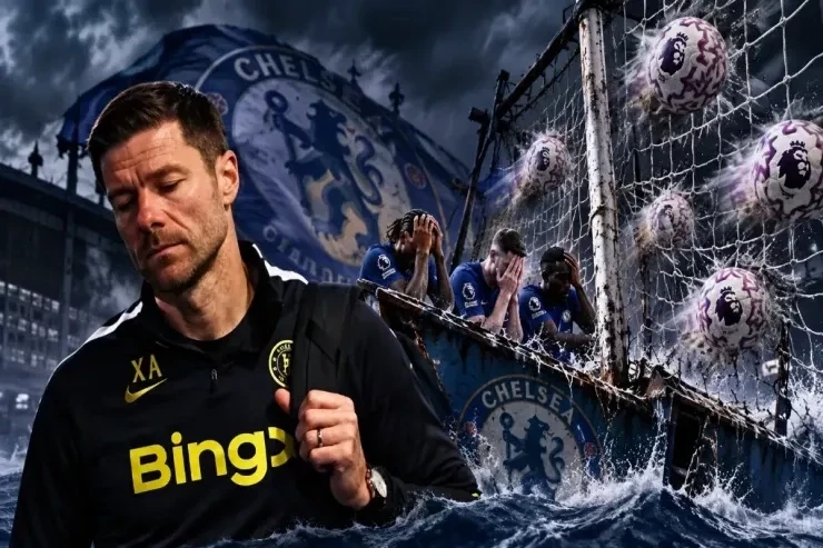 Xabi Alonso “Çelsi”də beş oyunlu dövrdə ən az iki qol buraxma rekordunu yenilədi