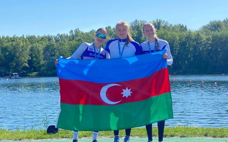 Azərbaycan avarçəkənləri Bratislava Reqattasında növbəti qızıl medal əldə ediblər