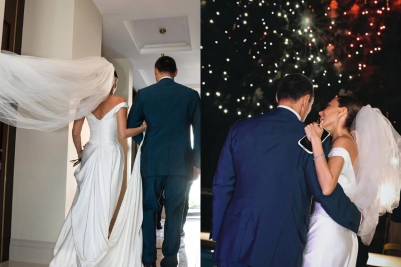 Azər Əliyev və Züleyxa Rüstəmovanın toy fotoları yayımlandı