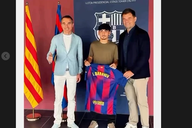 Ibrahim Babayev to play in Barcelona's youth team