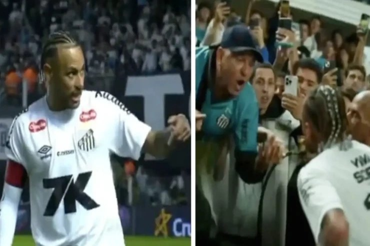 Neymar Santos Taraftarıyla Tartıştı: Sebep Takımın Küme Düşme Zonasında Yakın Olması