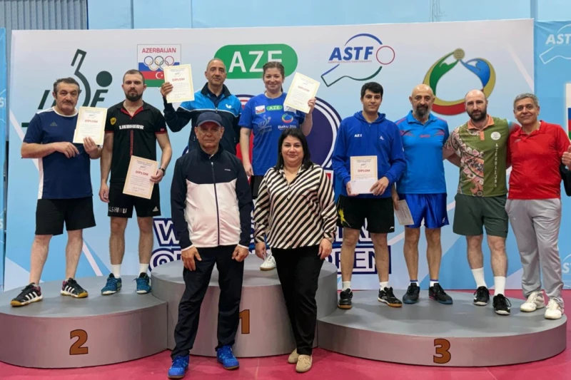 Baku Open stolüstü tennis turnirinin qalibləri bəlli oldu