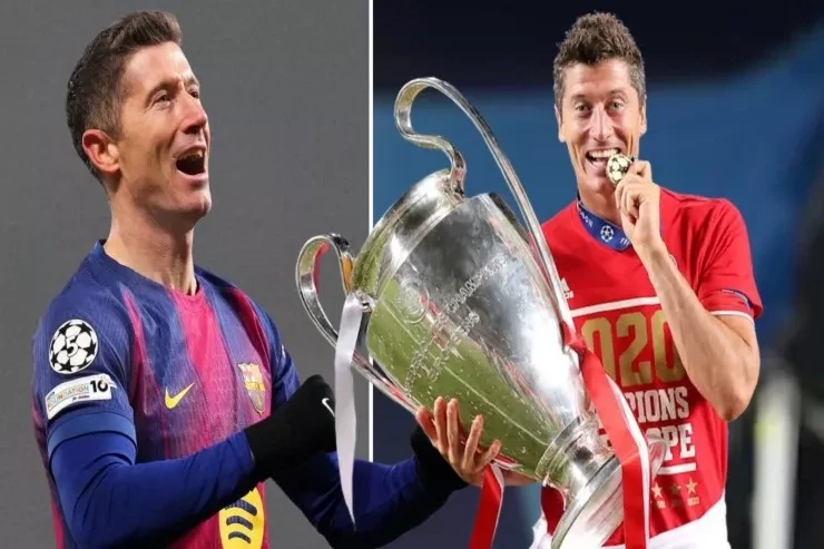 Levandovski Çempionlar Liqasında Elit Siyahıya Düşdü: İki Fərqli Klubda 20+ Qol