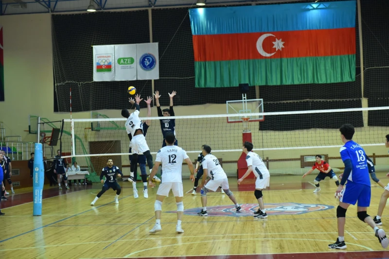 Azerbaycan Yüksek Ligi'nde erkek ve kadın voleybolcuların bir sonraki tur maçları başlıyor