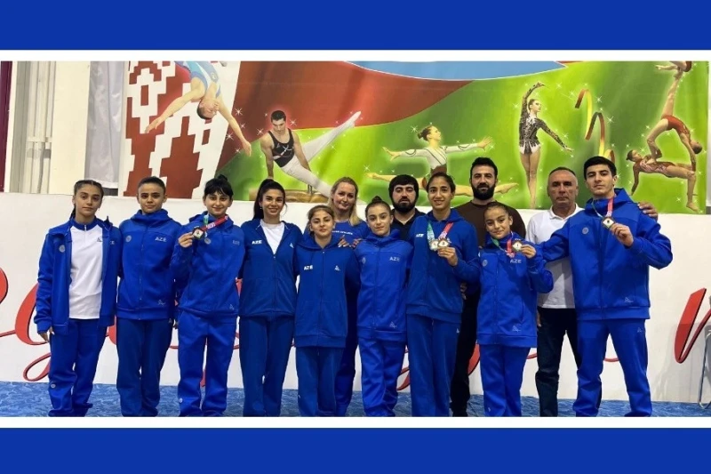 Azərbaycan gimnastları Belarusda 7 medal qazanıb