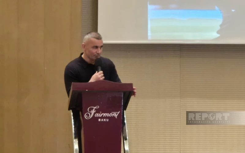 İlin məşqçisi seçilən Qurban Qurbanov mükafatlandırılıb