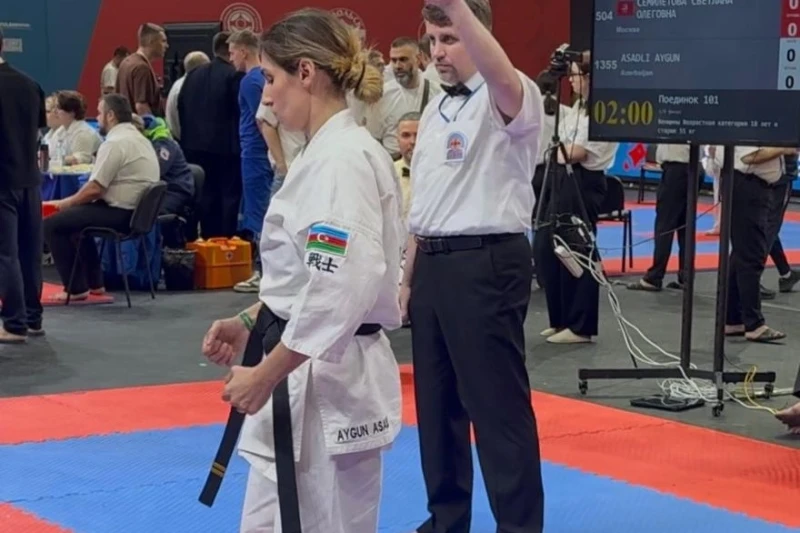 Aygün Əsədli Moskvada keçirilən Millətlər Kubokunda bürünc medal qazanıb