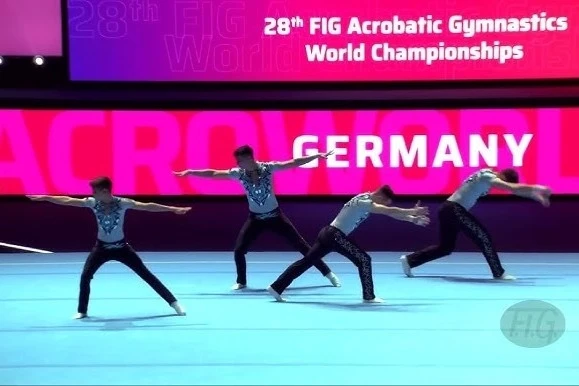 Germany to be represented by the largest delegation at the Acrobatic Gymnastics World Cup