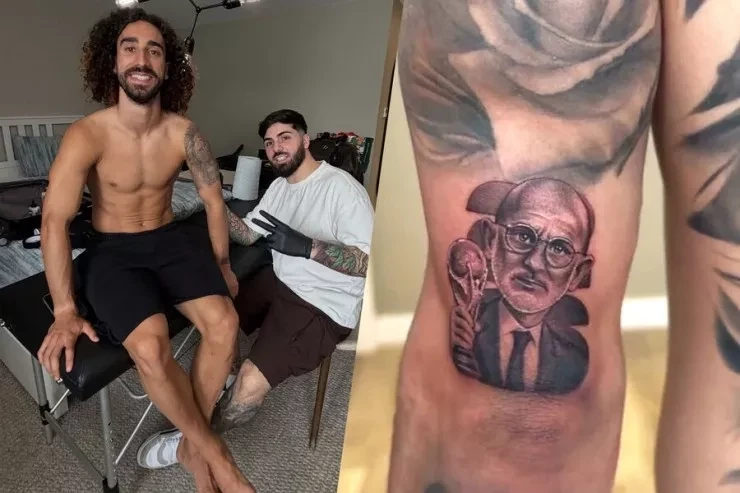 Mark Kukurella İspaniya millisinin məşqçisinin üzünə döymə etdirdi