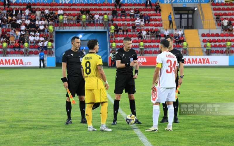 Konferans Ligi: Araz-Nahçıvan - Aris maçında skor açıldı: Moron Loren gol attı